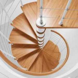 Spiralna stubišta: dimenzije, projektiranje, ugradnja, materijali