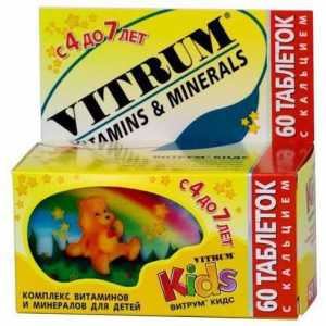 Vitrum Kids - vitamini za djecu: upute za uporabu, recenzije, opis