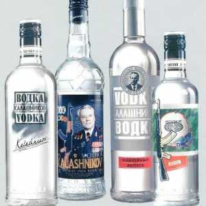 Vodka `Kalashnikov`: opis i fotografija