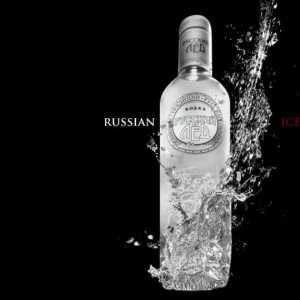 Vodka `ruski led `- stoljetna tradicija visoke kvalitete