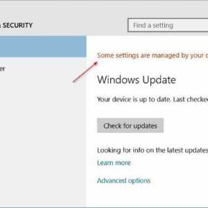 Windows 10: `Neke vaše postavke upravlja vašom organizacijom`. Kako mogu to popraviti?
