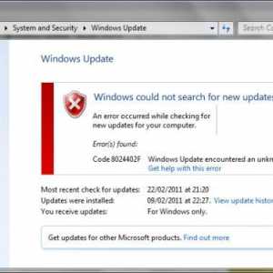 Windows 7: Ažuriranje nije uspjelo. Kako se riješiti