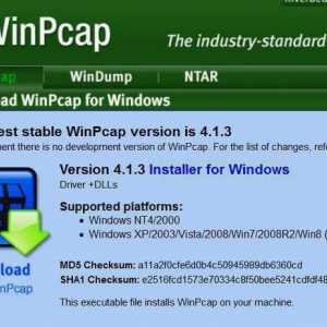 WinPcap - što je ovaj program?