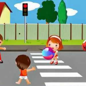 Otajstva na prometnim pravilima za djecu: proučavamo pravila ceste u obliku igre