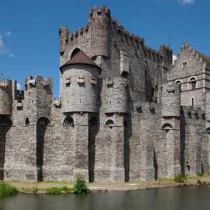 Dvorac grofova Flandrija: povijest i opis strukture