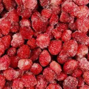 Smrznute jagode: sadržaj kalorija na 100 grama