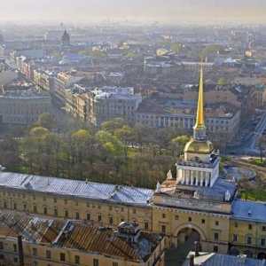 Admiralty building, St. Petersburg: povijest, opis
