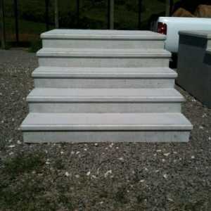 Armirani betonski i betonski koraci za stepenice: opis, značajke, GOST i dimenzije