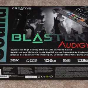 Zvučna kartica Creative Sound Blaster Audigy Fx. sinopsis